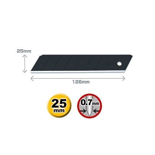 HBB-20B Snap-Off Ultra Sharp Black Blades, 20-Pack