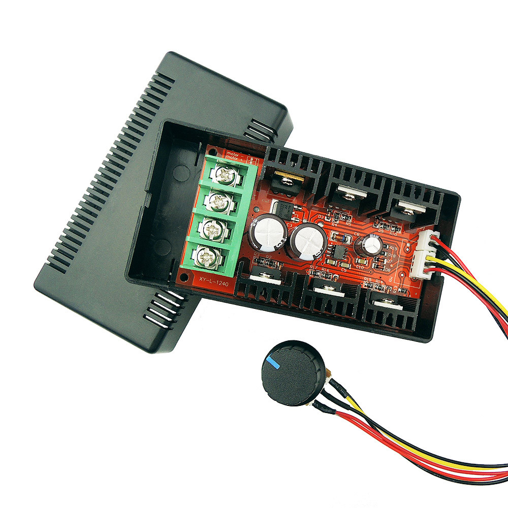 PWM DC Motor Speed Controller Adjustable Variable Switch HHO Driver 12V 24V 48V