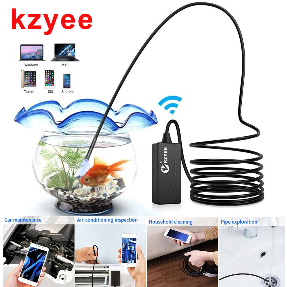 6LED USB Snake Endoscope Borescope HD Inspection Camera Scope for Android IOS