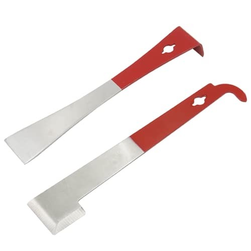 2PCS Stainless Steel Bee Hive Scraper,Bee Tool Beekeeping Scraper,J...