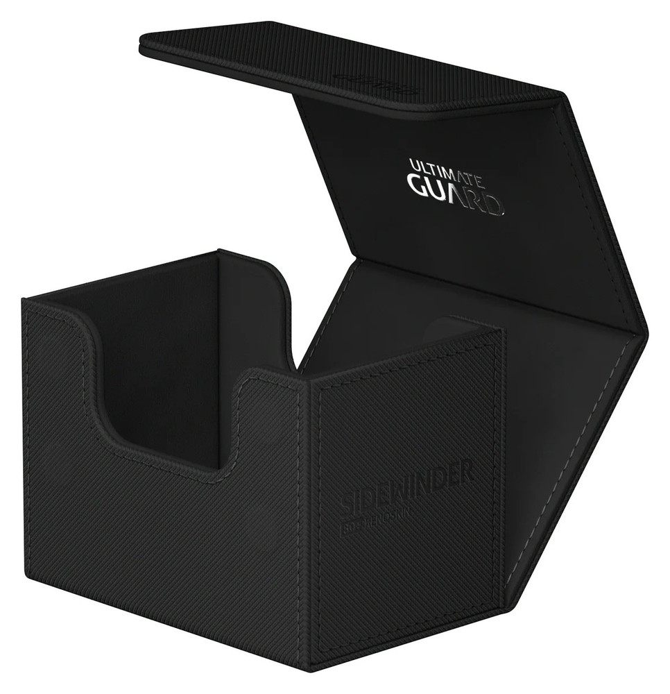 Ultimate Guard Sidewinder 80 Black Xenoskin Deck Box