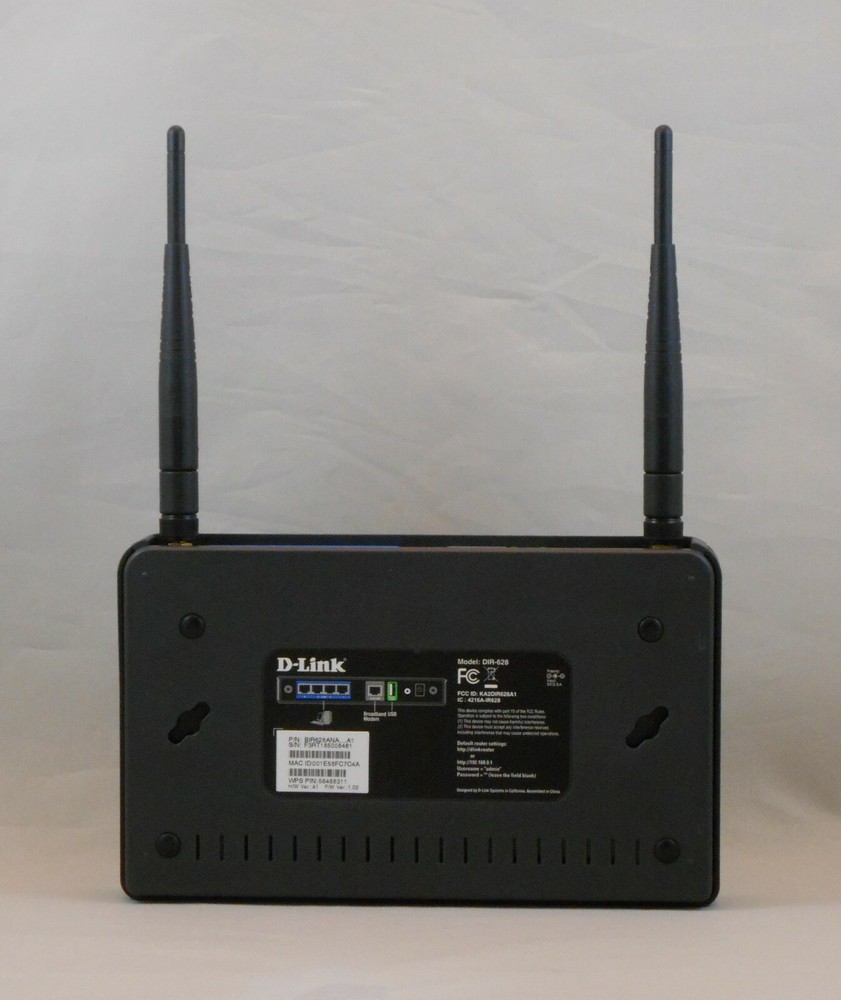 D-Link DIR-628 RangeBooster 10-100 Wireless N Dual Band Router