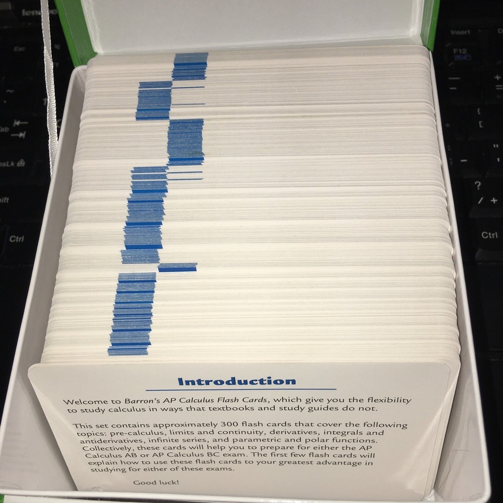 Barron’s AP Calculus Flashcards