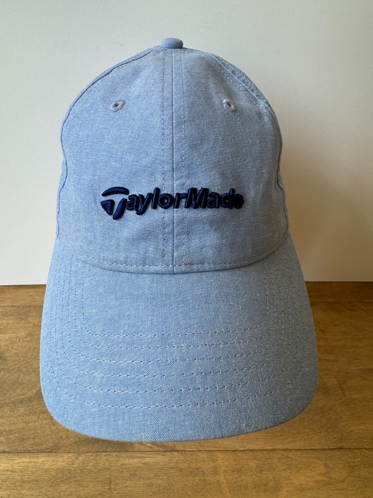 TaylorMade Golf Tradition Heathered Light Blue Adjustable Strapback Hat Cap