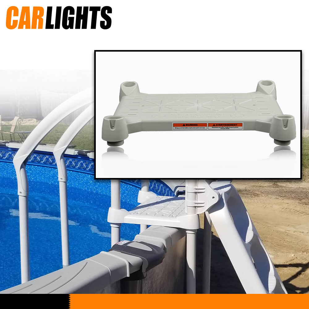 1 Piece White Platform Fit For Above Ground BiltMor Swimming Pool Step System