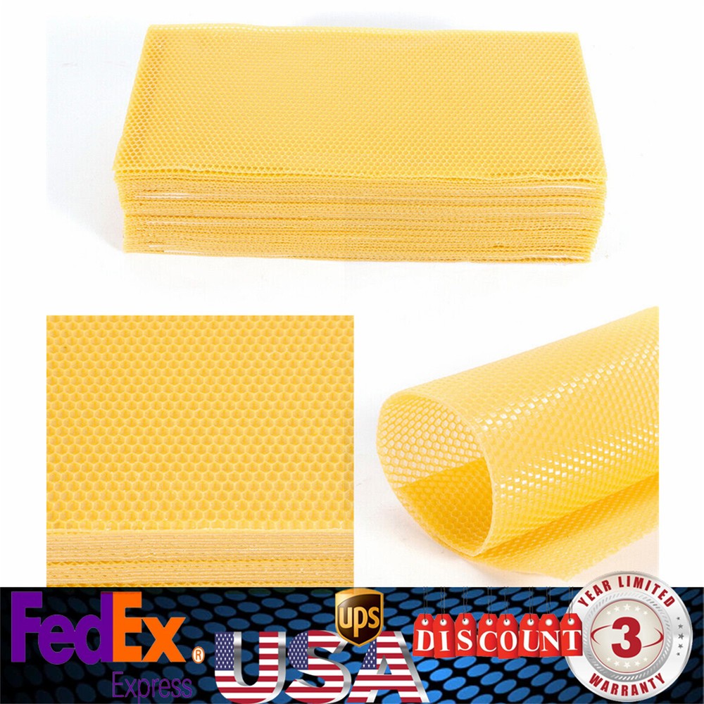 30 Pack Honey Bee Frames Equipment Kit DIY Super Beehive Frames and Foundations
