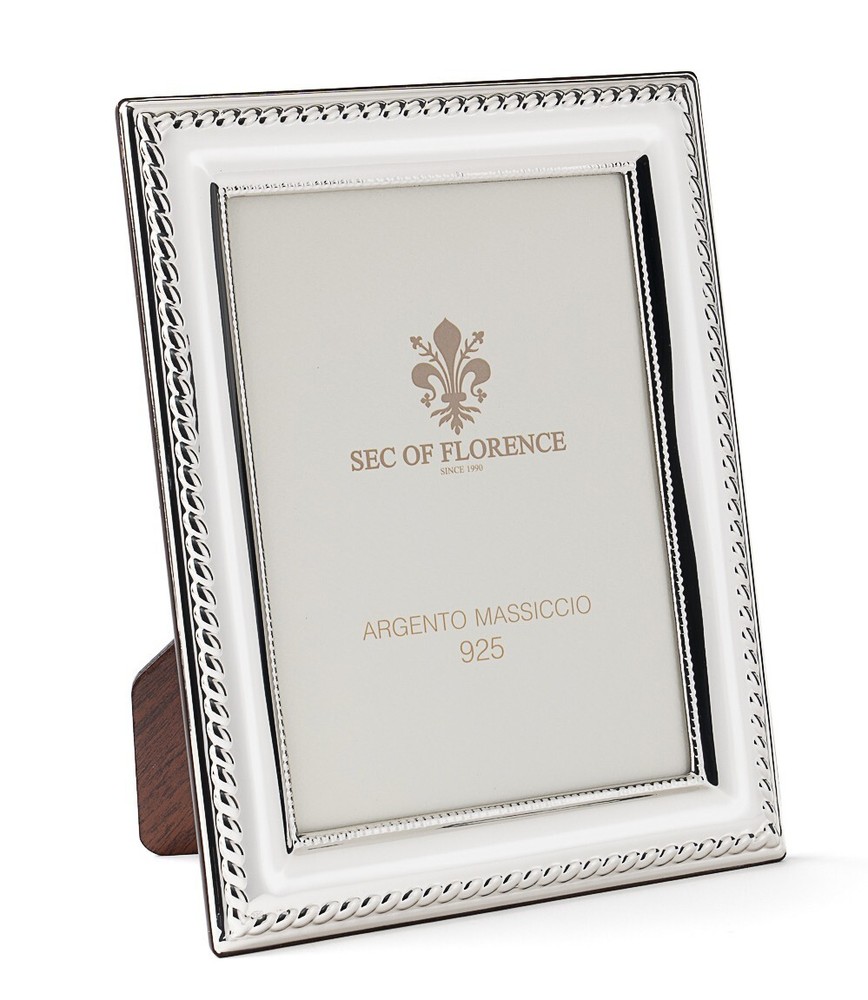 Solid 925 Silver Frame Italian Splendor Certified 10x15 * 7233