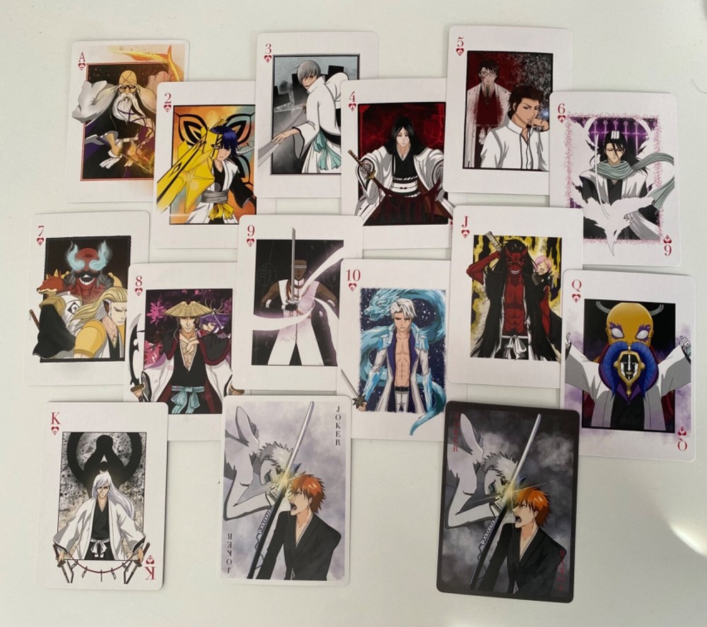 Bleach Playing Cards Anime