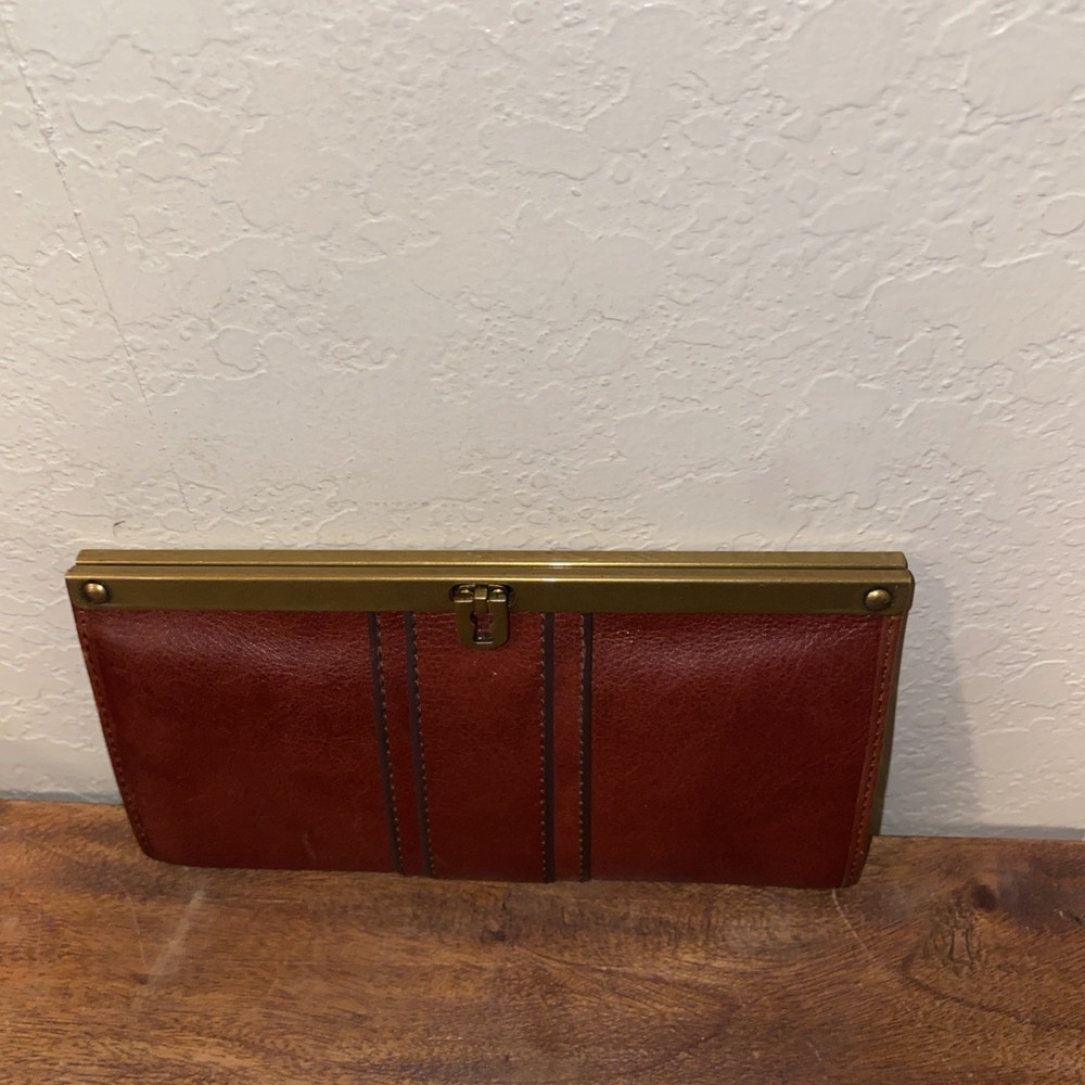 Fossil Kayla Dark Red Leather Wallet