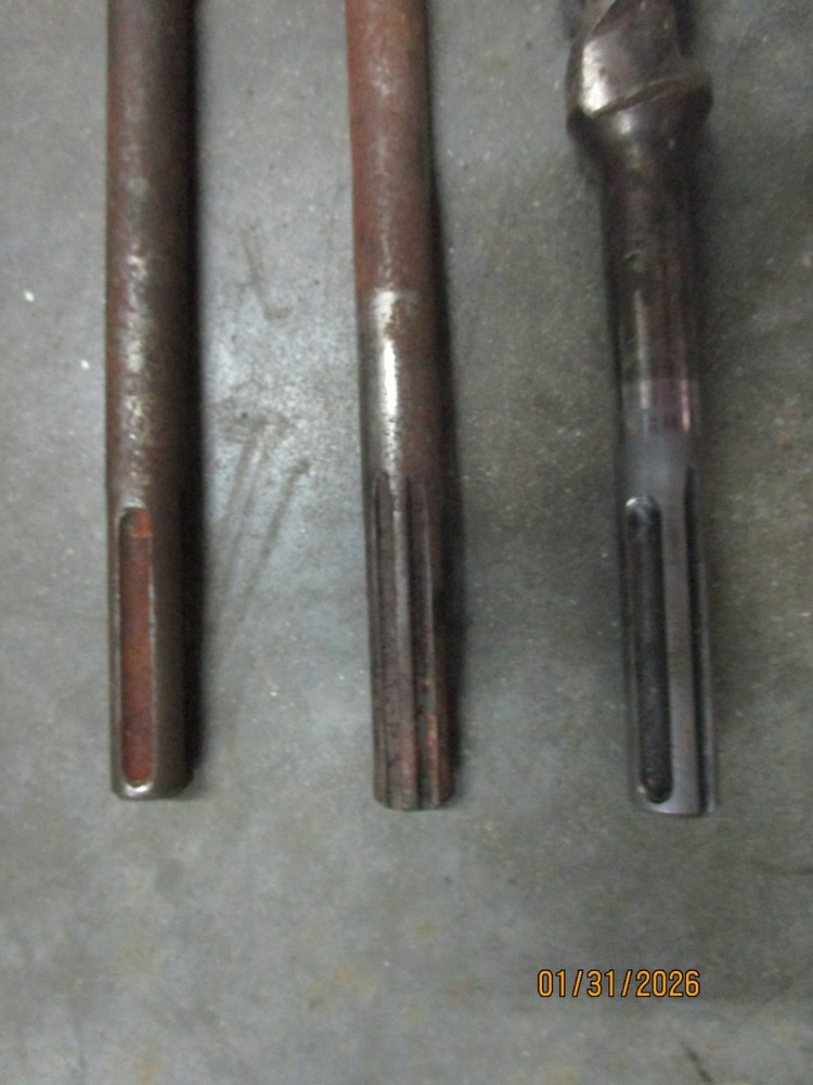 Lot Large SDS Style Chisels