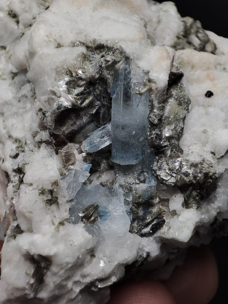 Alkali Beryl  Crystal  On Matrix With Nice Terminations-Pak.
