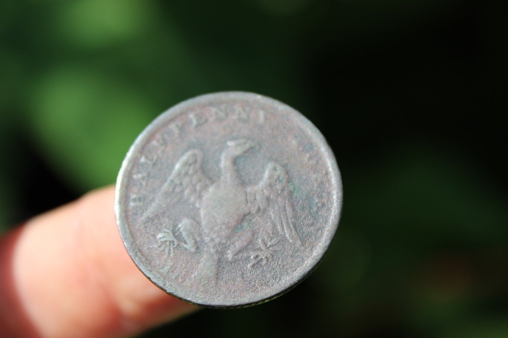 Canadian Half Penny token, Spread Eagle, 1814