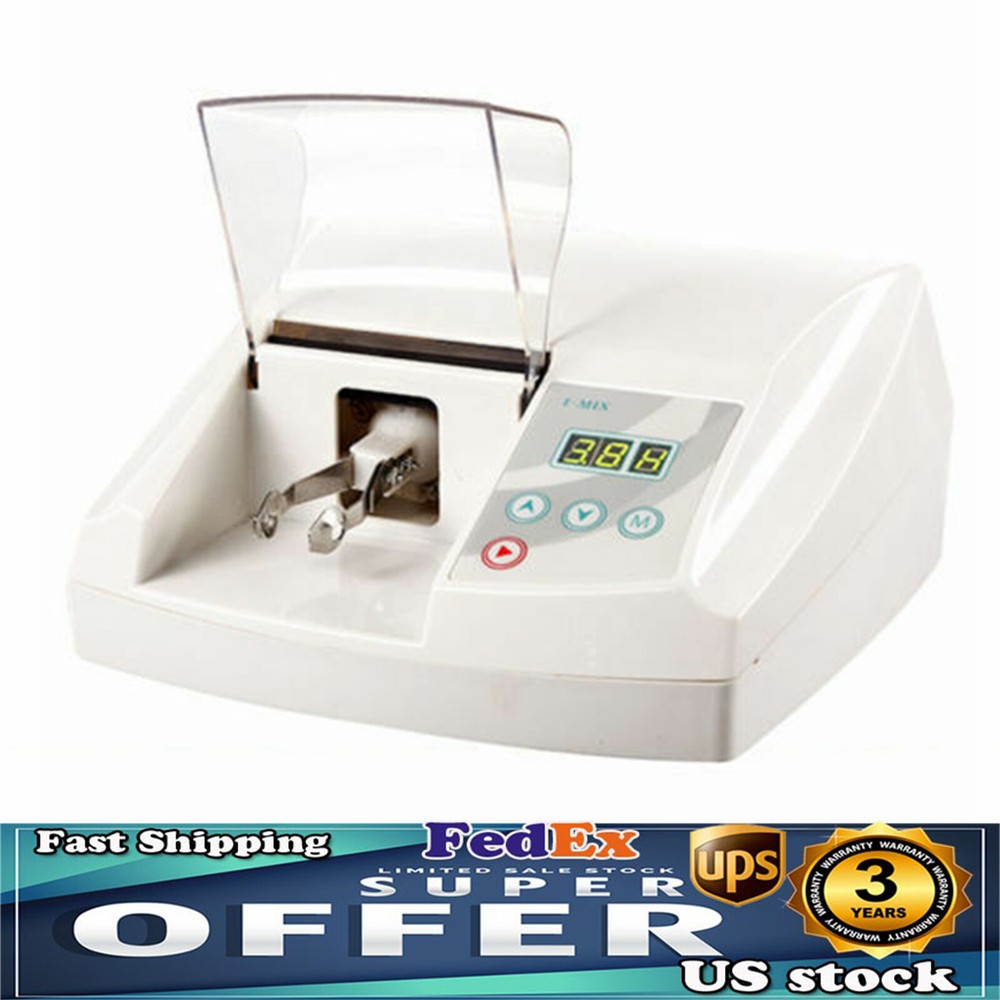 Dental Digital Amalgamator Amalgam Capsule Mixer High Speed Lab Safety Devices