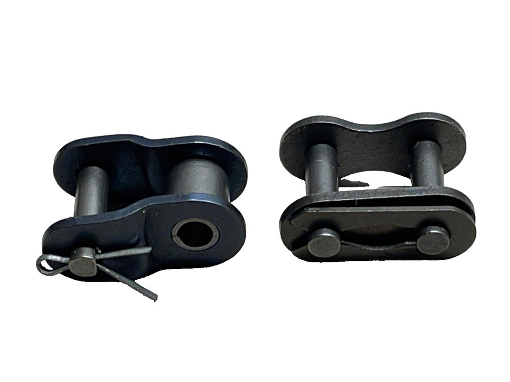 (6) #40 Roller Chain Connecting Links ( 5 full 1 half)