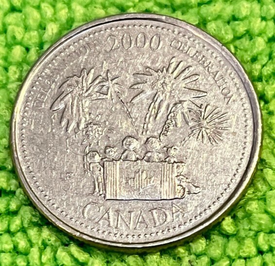 2000 Canada 25 Cents