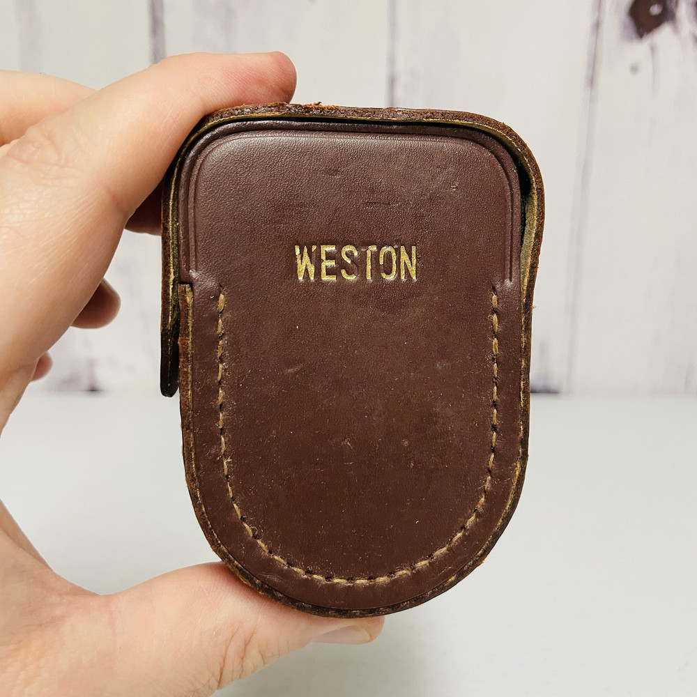 Weston Master IV Exposure Meter Model 745 with leather case