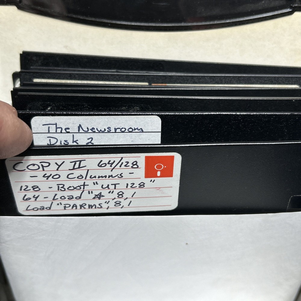 3 Floppy Disk Storage Containers With Games And ?
