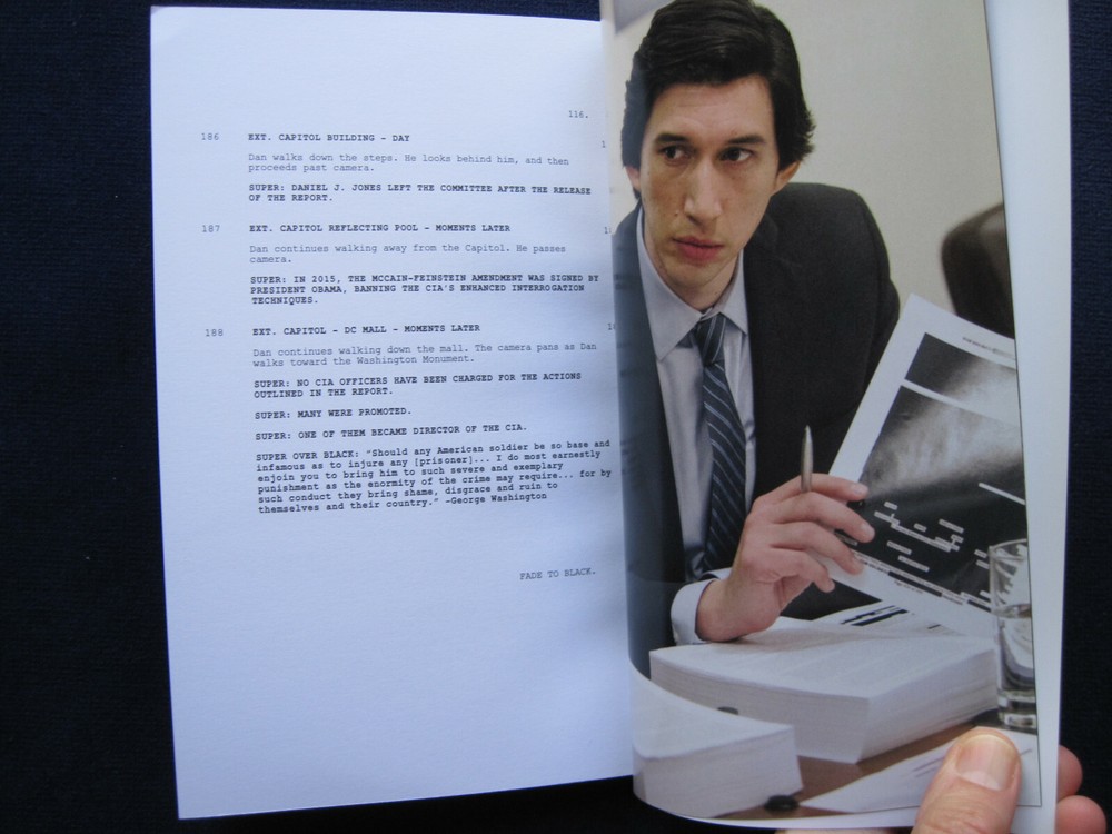 THE REPORT - AMPAS - OSCAR CONSIDERATION SCRIPT - ADAM DRIVER, ANNETTE BENING