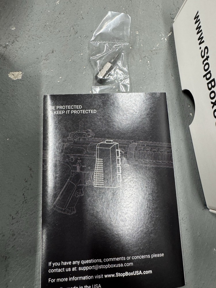 Stop Box Chamber Lock Black