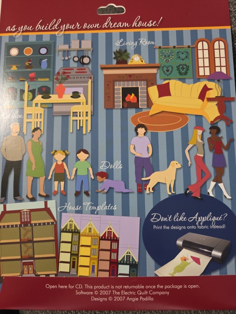 Electric Quilt 5 Complete Quilt Design Software CD Nice Condition