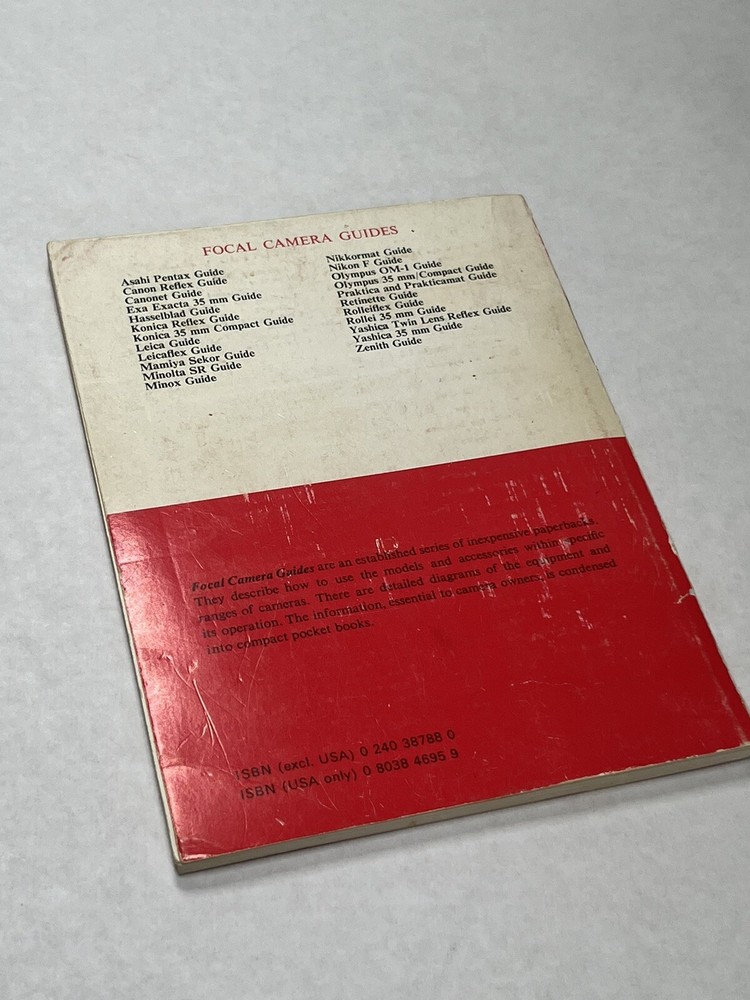 Minolta SR Guide - 11th Edition Printed In 1979