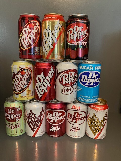 Dr Pepper Can Collector Starter Kit (12 pack)