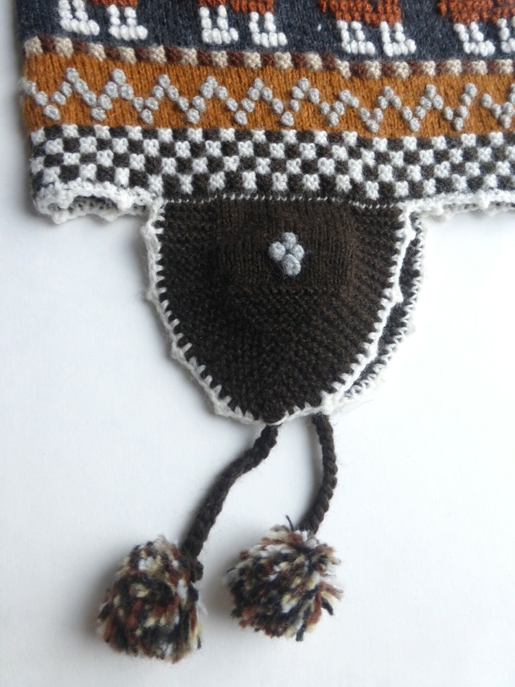 Peruvian Andean Mountain Shaman Chullo Hat