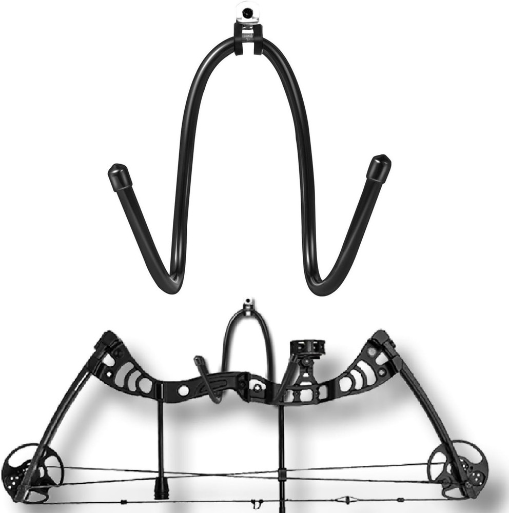 Bow Hanger Display Archery Rack Bow Wall Mount Holder Wall Hook Stand Bow Hol...