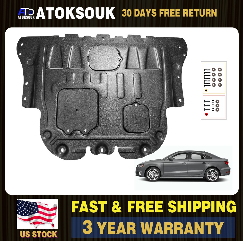 For Audi A3 2018-2019 Front Engine Splash Shield Engine Cover Case Guard