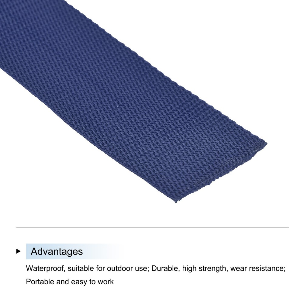 Lightweight Polypropylene Webbing Strap 5cm 10 Yard Navy Blue