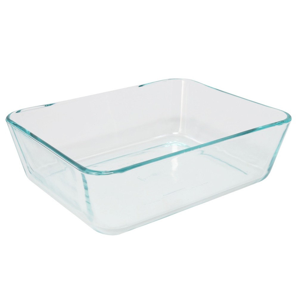 Pyrex 7211 6-Cup Rectangular Glass Storage Containers (2-Pack)