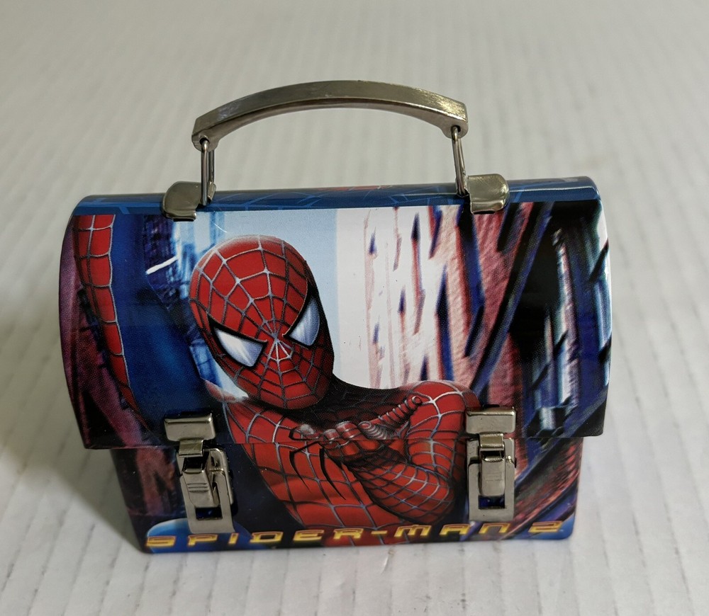 spiderman collectable tin box Marvel