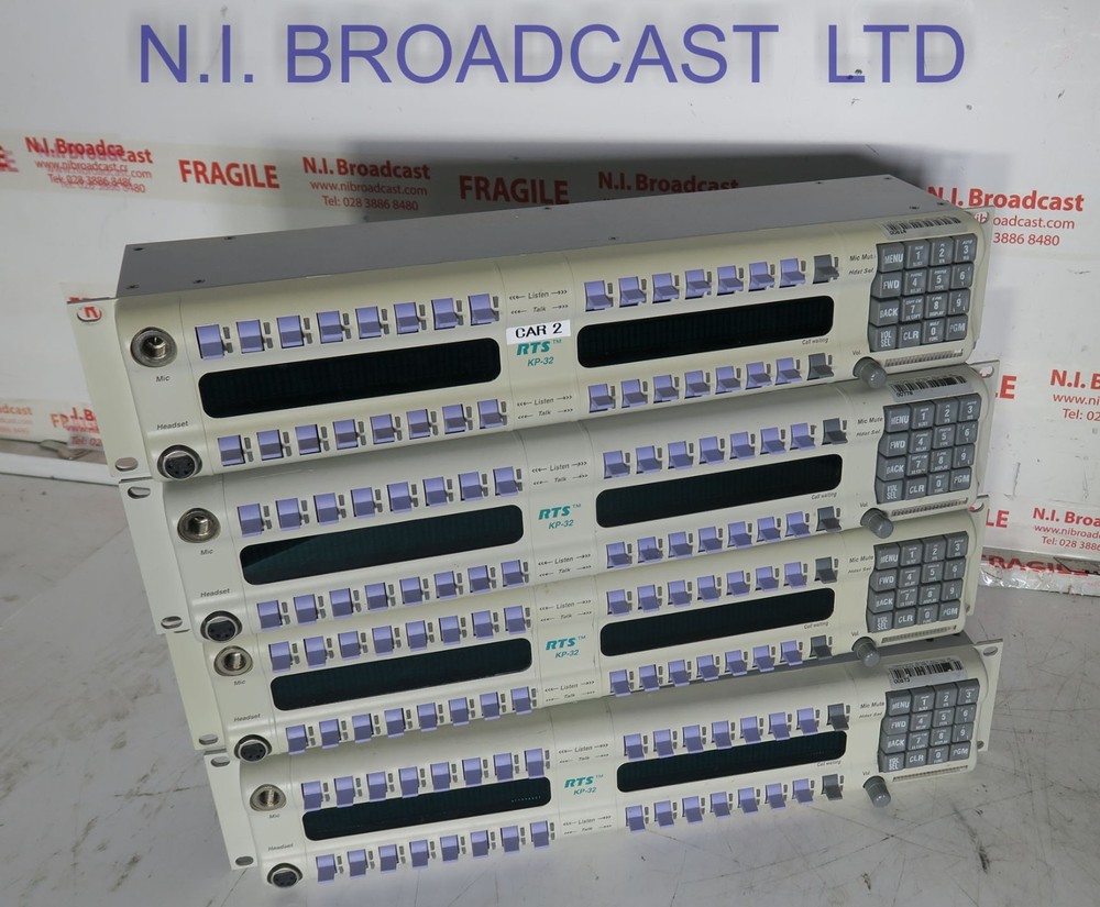 telex rts kp32 32 channel intercom talkback panel
