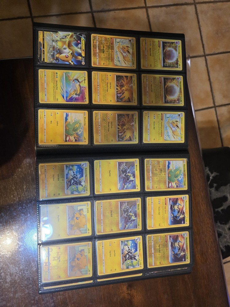 Complete Pokémon Vivid Voltage Master Set! In Folder Binder, Sword And Shield