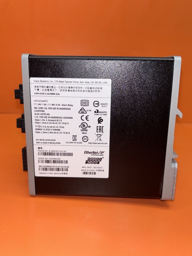Cisco IE-2000-8TC-G-E Industrial Ethernet Switch 2000 Series