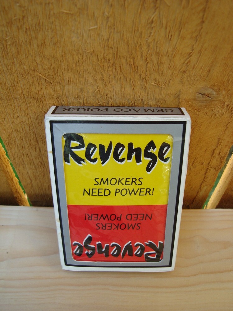 2003 Revenge  Smokers Need Power! Playing Cards