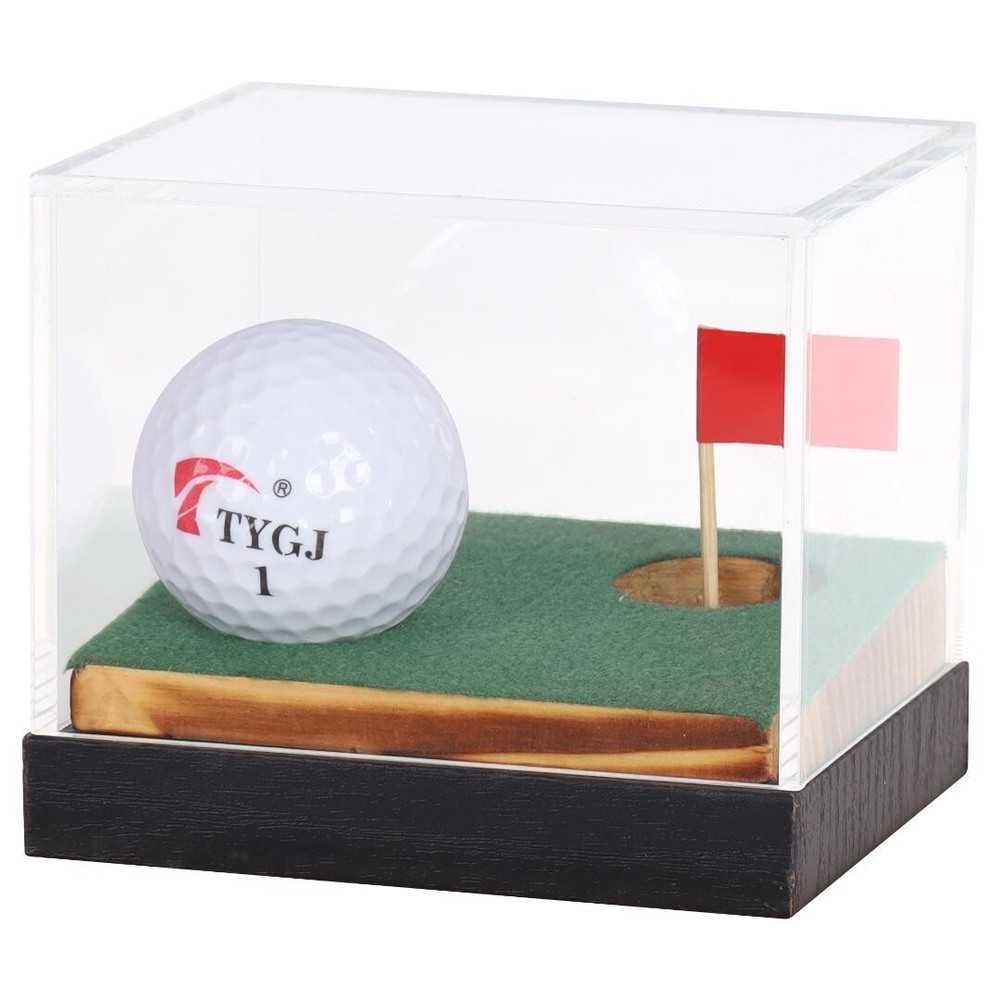 Clear Acrylic Golf Ball Memorabilia Display Case