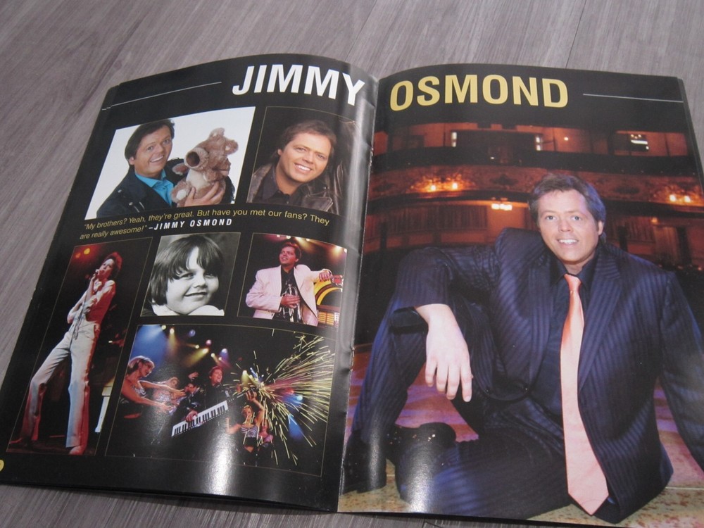 Concert programme ,The Osmond's ,2006