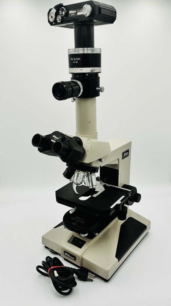Nikon Optiphot Professional Binocular Trinocular Microscope