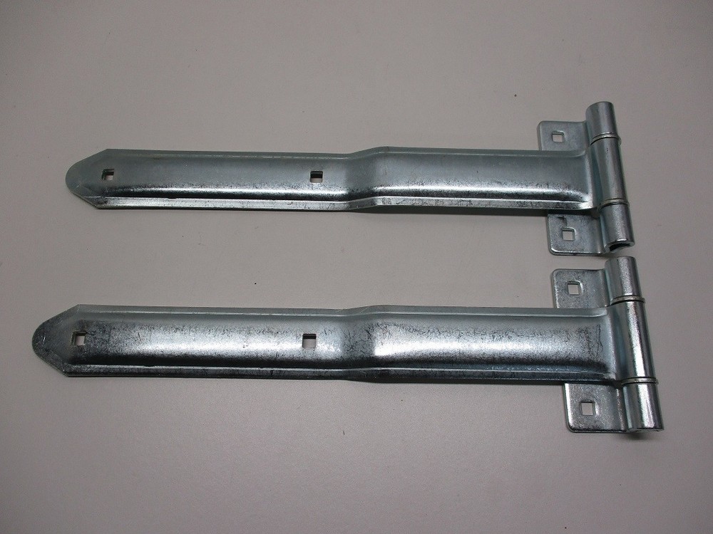 Cargo Utility Trailer RV Door 16" Strap Hinges / Pair / Offset Bent Hinges