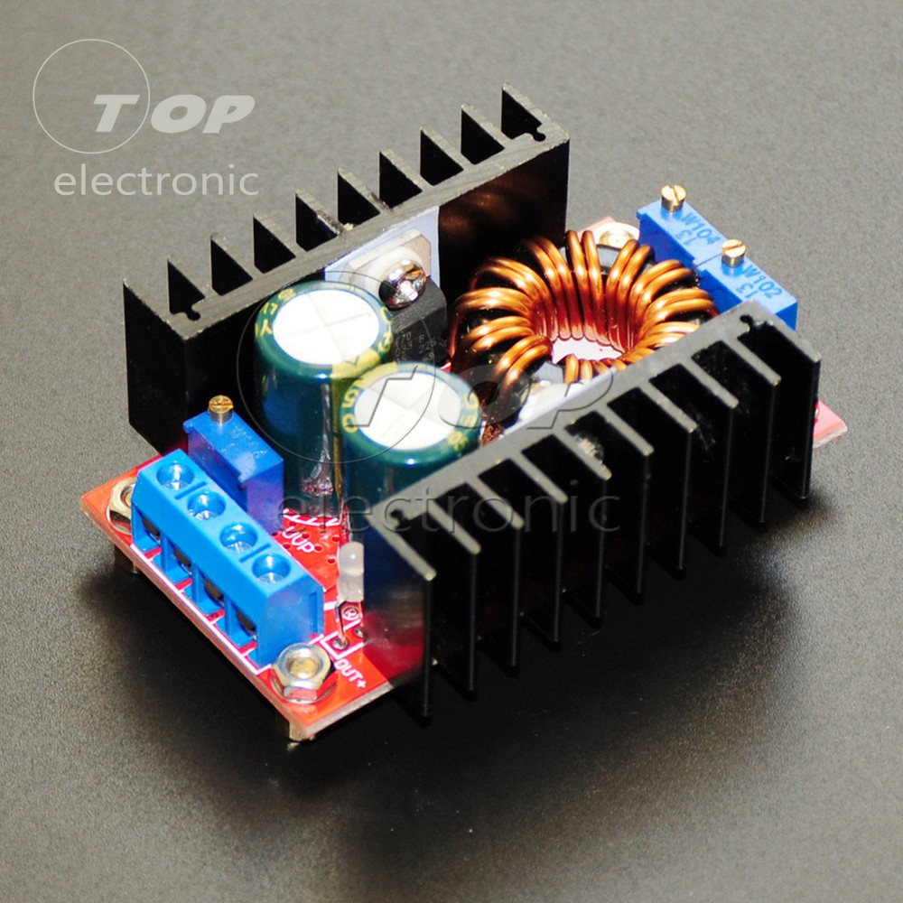 80W 12A Auto Boost Buck Regulator Module 10-35V to 1-35V Charging Module