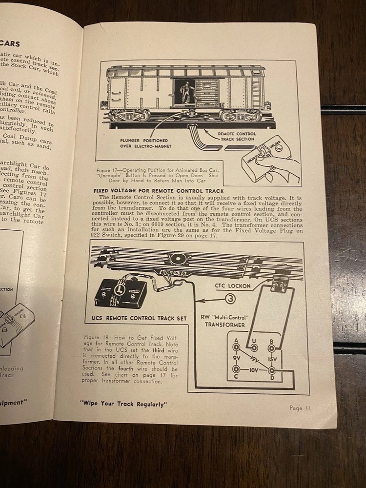 1950 Instructions For Assembling And Operating Lionel Trains Book - No Writing