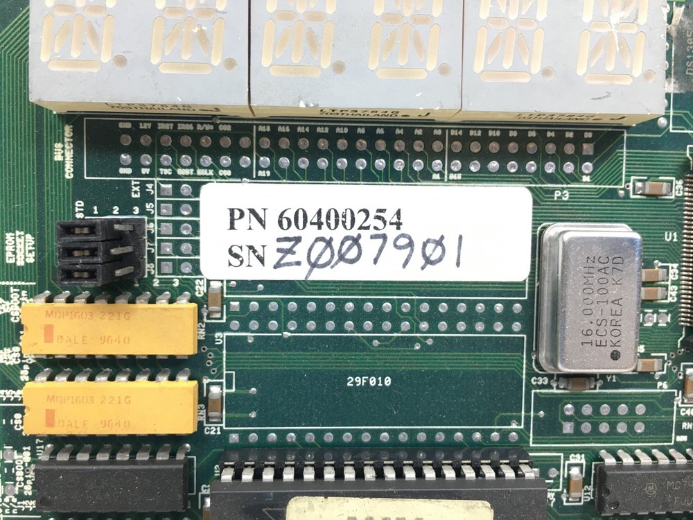 Mustang Dynamometer Data Acquisition Control Board 60400254 51300100 rev E #D118