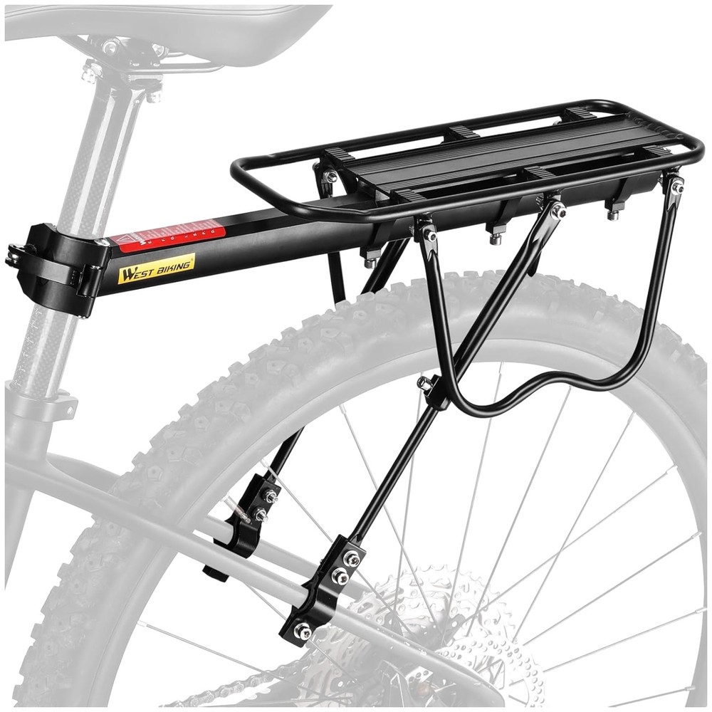 Universal Aluminum Bicycle Rack - Reflective Logo