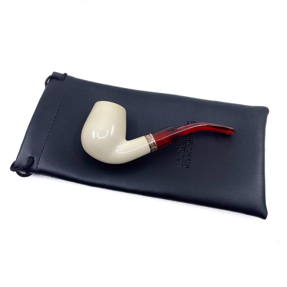 S.Yanik Meerschaum Pipe – Smooth Billiard