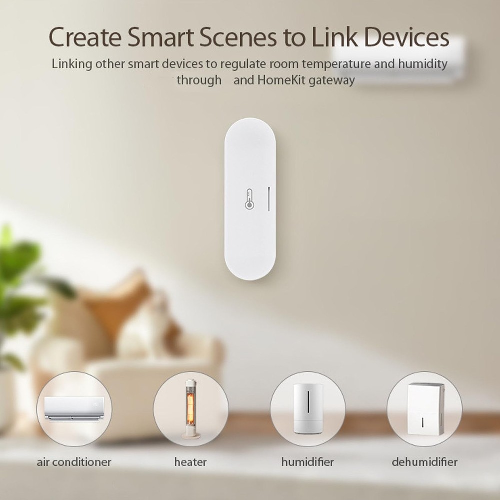 Fockety for Tuya Zigbee Temperature Humidity Sensor, Smart Wireless...
