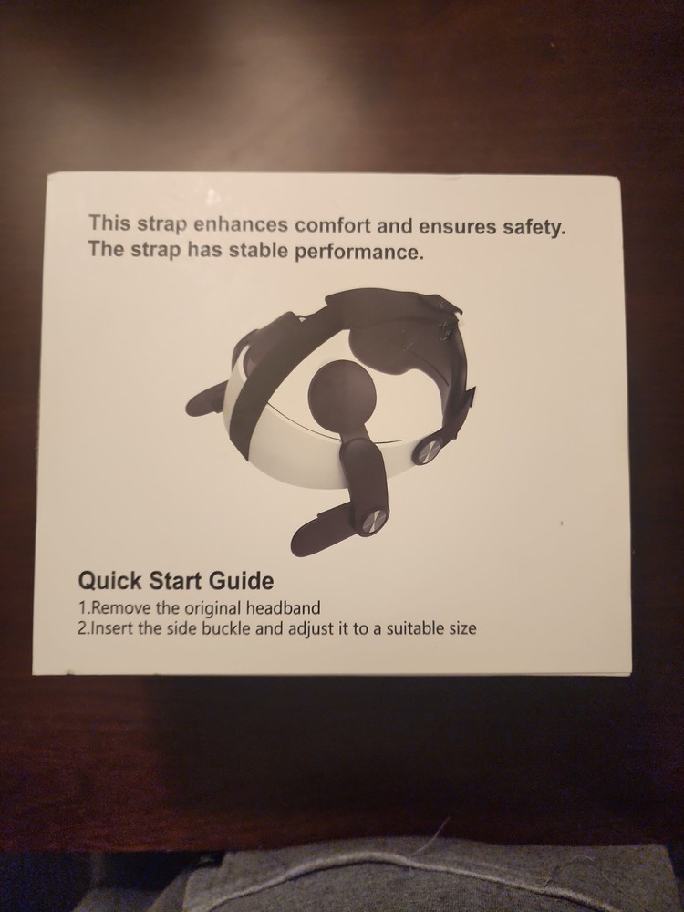 Elite Strap Compatible with Meta Quest 2 Adjustable VR Head Strap Comfort