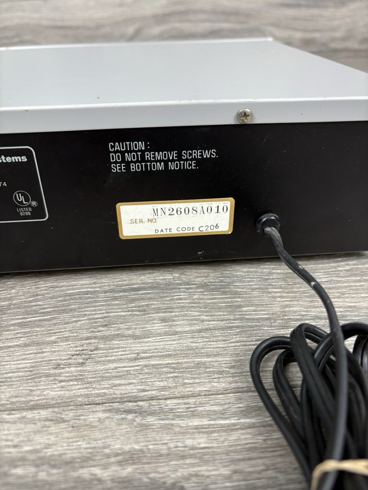 Panasonic MCS 3032 Stereo Frequency Equalizer - Tested Just Missing Nob