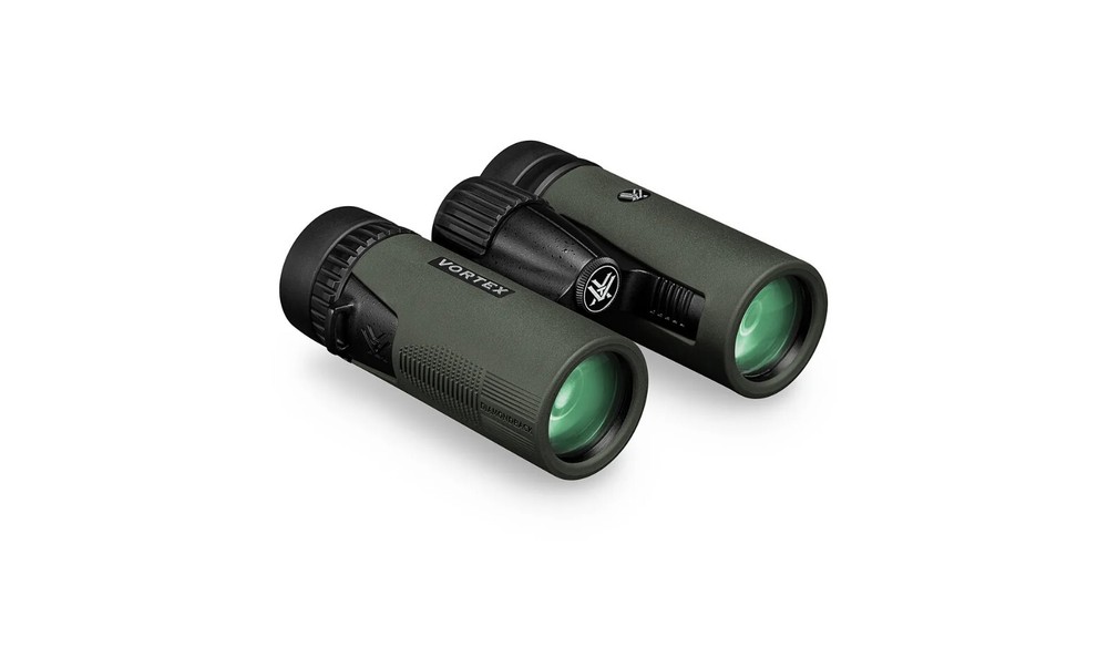 Vortex Optics Diamondback HD 10x32 Binocular with Free Camo Forest Hat Bundle