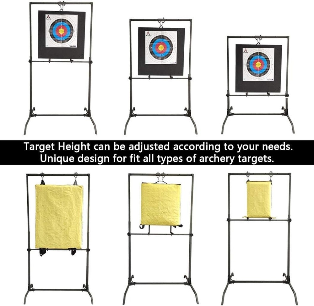 Larger Range Archery Target Stand - Adjustable, Stable, and Lightweight Design